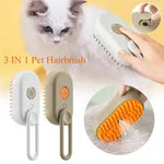 πΎ 3-in-1 Pet Grooming Brush β Steam, De-Shed & Detangle