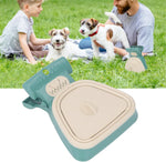 Portable Dog Pooper Scooper with Waste Bag Holder Mustard Green