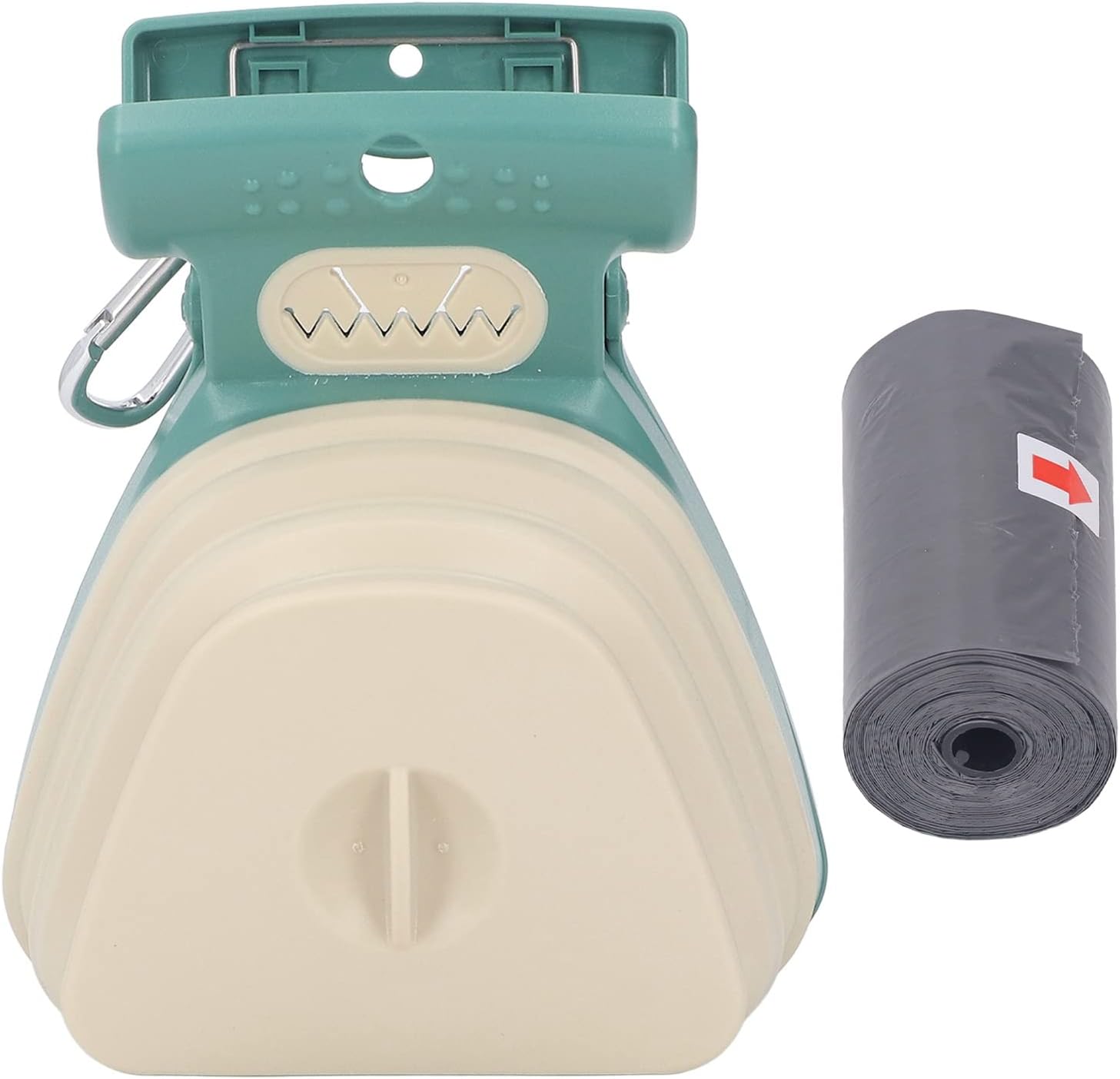 Portable Dog Pooper Scooper with Waste Bag Holder  Mustard Green
