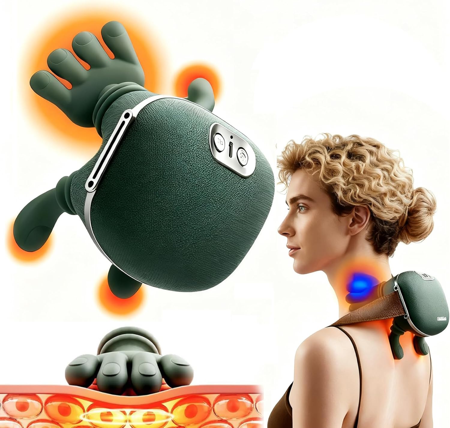 Neck & Shoulder Massager with Heat