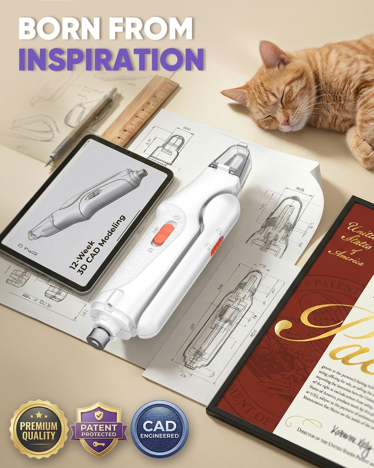 Pet Nail Clipper & Grinder  for Dogs & Cats