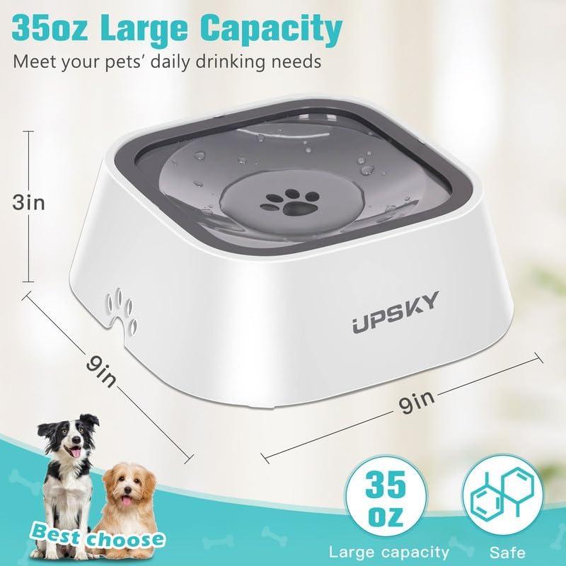 2L Floating Dog Water Bowl  Spill-Proof & Easy to Use
